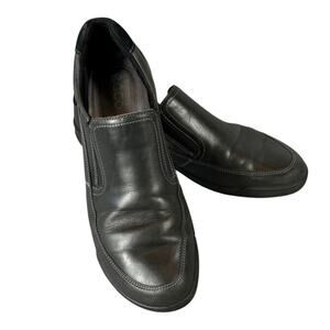 Ecco Black Loafers Womens Size 9.5 Comfort Casual Slip On Shoes
